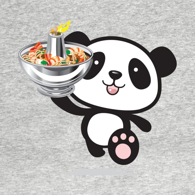 Happy Hotpot Panda by ghud